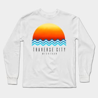 Traverse City Sunset Long Sleeve T-Shirt